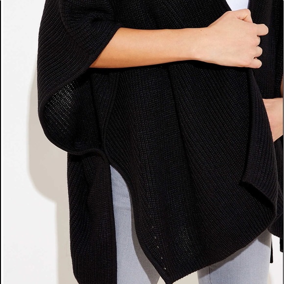 NWT❣️LOFT Pointelle Ribbed Wrap - Picture 2 of 2